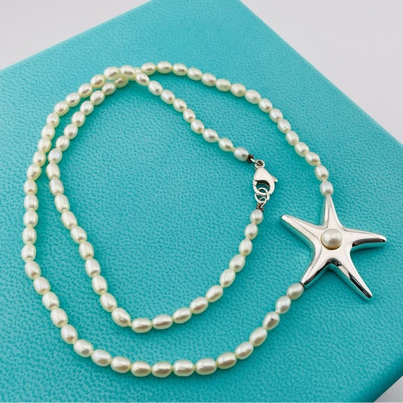 Tiffany Pearl Starfish Necklace - Picture 4 of 7